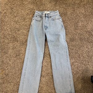 Abercrombie & Fitch Light Blue Straight Leg Jeans